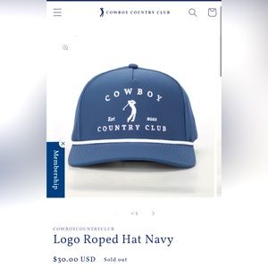 Cowboy Country Club Hat